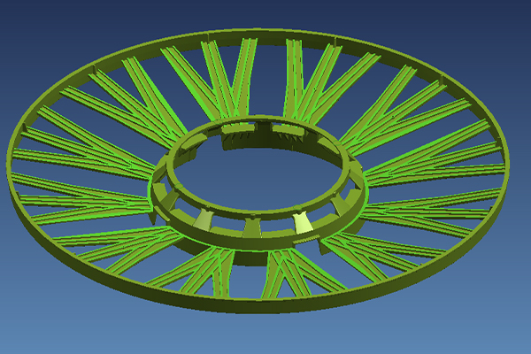 Automatic tire shaping disc